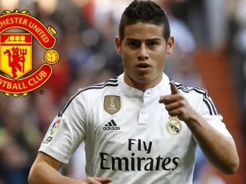 MU mở cửa đón James Rodriguez