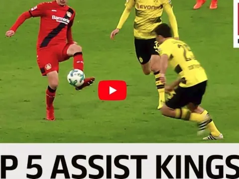 Muller, Kimmich, Havertz và top 5 vua kiến tạo Bundesliga