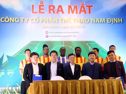 Nam Định đủ điều kiện tham dự V-League