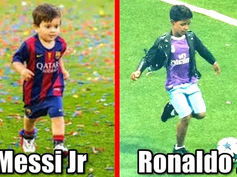 Nếu con trai của Messi và Ronaldo đối đầu nhau, ai hơn ai?