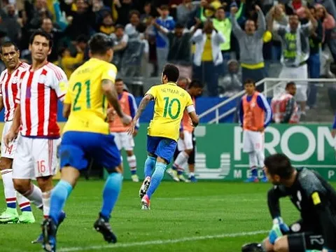 Neymar thăng hoa, Brazil thắng trận thứ 8 liên tiếp
