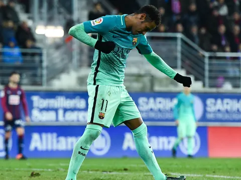 Neymar thể hiện ra sao trước Eibar