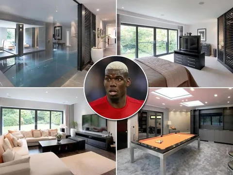 Ngắm biệt thự siêu sang trị giá 2,9 triệu bảng mới của Paul Pogba
