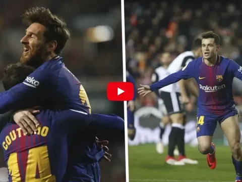 Ngày Philippe Coutinho có bàn thắng ra mắt Barcelona