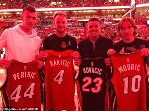 Nghỉ tập, Modric rủ rê đồng bọn đi xem bóng rổ