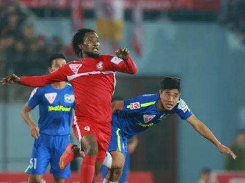 Ngoại binh Hải Phòng tự tin sút tung lưới HAGL tại vòng 2 V-League