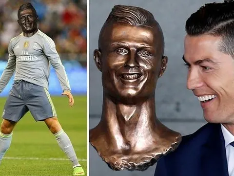 Nhà điêu khắc giải thích về bức tượng Ronaldo 'phiên bản lỗi'
