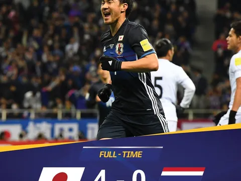 Nhật Bản vs Thailand (Vòng loại World Cup 2018 châu Á - Bảng B)