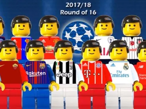 Những bàn thắng đẹp nhất tại CL theo phong cách Lego