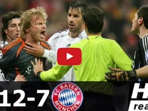Những lần đụng độ của Real Madrid và Bayern Munich tại Champions League 2007-2017
