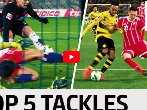 Những pha tắc bóng đỉnh nhất Bundesliga mùa 2017/18
