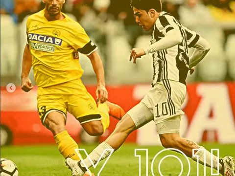 Dybala sướng rơn khi đạt cột mốc 100 bàn trong sự nghiệp