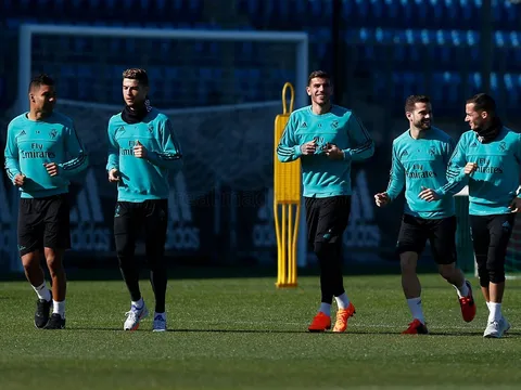 Nụ cười đã trở lại trên sân tập Real Madrid