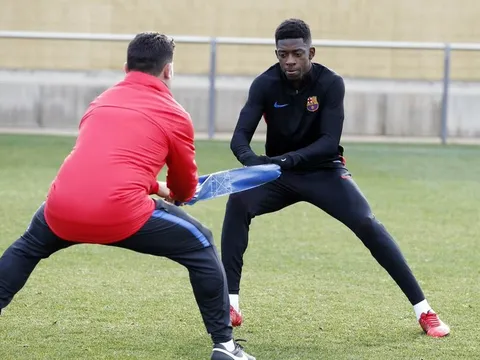 Ousmane Dembele hoàn thành mọi bài tập, sẵn sàng thi đấu