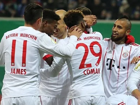 Paderborn 0-6	Bayern Munich: Hùm xám kiêu hãnh vào bán kết