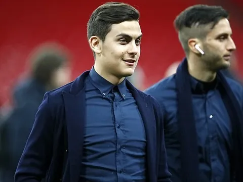Paulo Dybala bảnh bao như tài tử điện ảnh ở Wembley