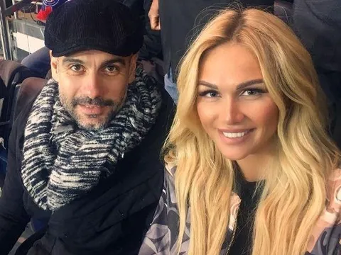 Pep Guardiola sang PSG xem bóng đá cùng siêu mẫu Nga