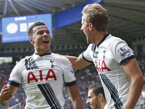 Pha ăn mừng độc đáo của Harry Kane và Dele Alli