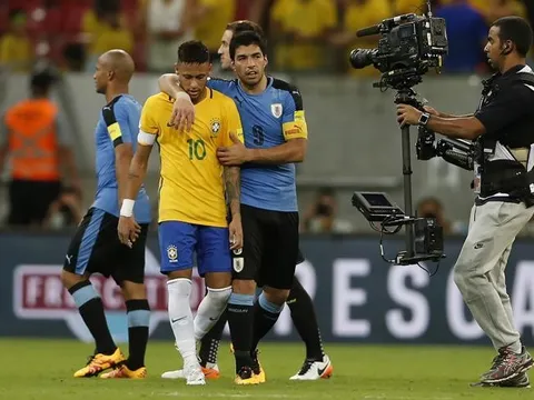 Pha lốp bóng tinh tế của Neymar giúp Brazil hạ Uruguay