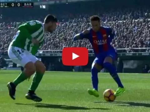 Pha rê bóng cực ảo của Neymar vs Betis