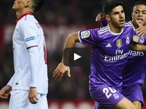 Pha solo ghi bàn từ sân nhà của Marco Asensio vs Sevilla