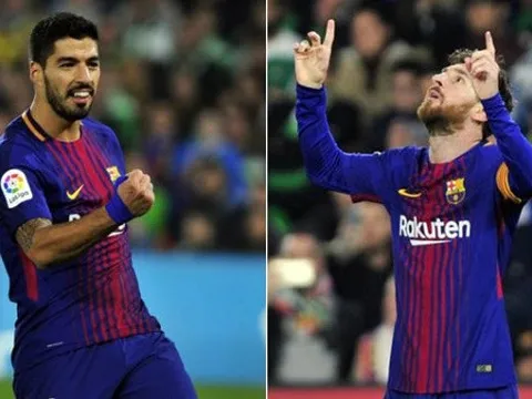 Phong độ ghi bàn của Messi và Suarez khủng khiếp đến mức nào