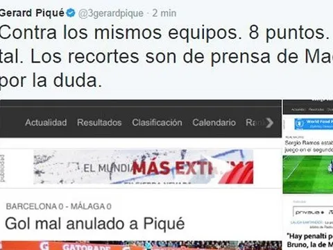 Pique tiếp tục 'đá xoáy' trọng tài La Liga