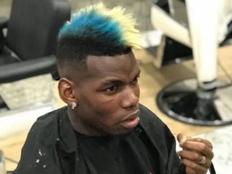 Pogba trình làng kiểu tóc mới ngày tuyển Pháp hội quân