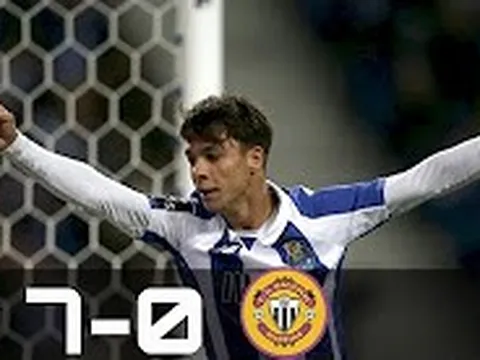 Porto trút mưa bàn thắng vào lưới của Nacional
