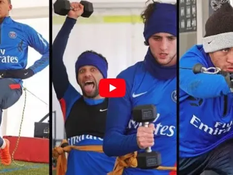PSG nỗ lực tập luyện trước trận đại chiến với Marseille