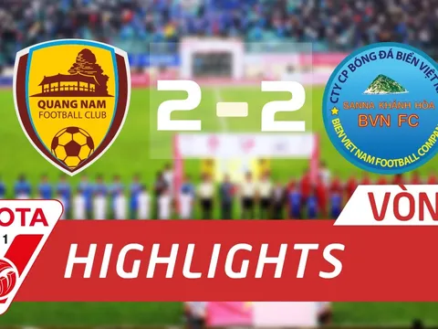 Quảng Nam FC 2-2 Sanna Khánh Hòa (Vòng 6 V-League 2017)