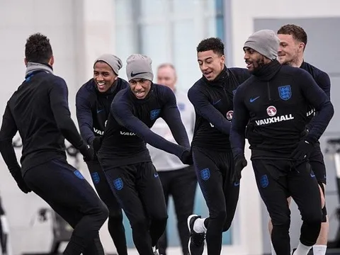Rashford & Lingard 'song kiếm' đại náo buổi tập tuyển Anh