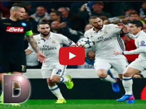 Real Madrid 3-1 Napoli (lượt đi vòng 16 đội Champions League)