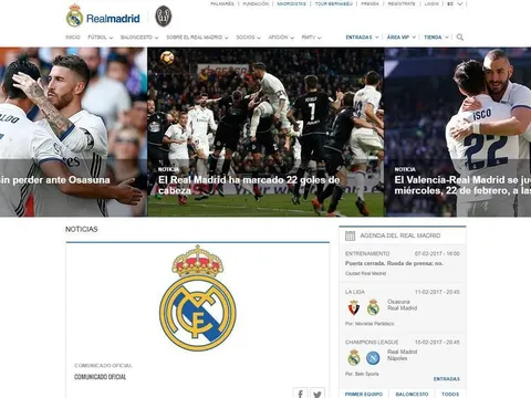 Real Madrid bán quyền trên Internet với giá 500 triệu euro