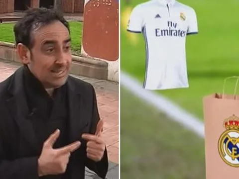 Real Madrid tặng... áo tồn kho cho trọng tài