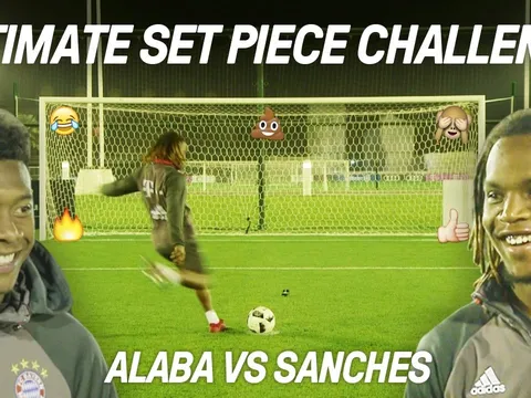 Renato Sanches vs Alaba đọ tài sút phạt