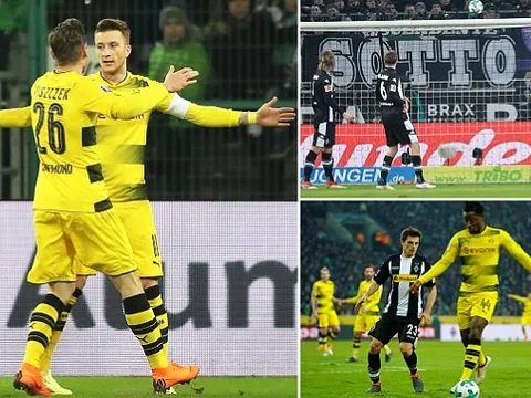 Reus ghi bàn, Dortmund tiếp tục bay cao ở Bundesliga