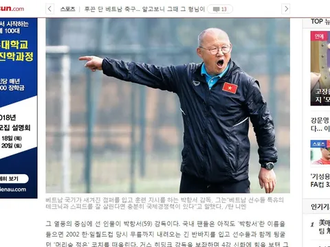 U23 Việt Nam "nóng" trên các báo Hàn Quốc