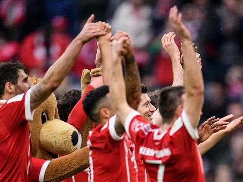 Robbery 'bay' cùng Lewy, Bayern vùi dập Hamburg không thương tiếc