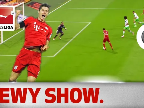 Robert Lewandowski ghi 5 bàn/9 phút cực đỉnh