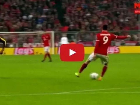 Robert Lewandowski kiến tạo ảo diệu cho Thiago ghi bàn vs Arsenal