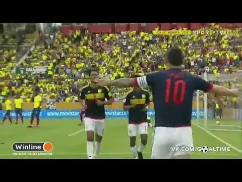Rodriguez và Cuadrado tỏa sáng giúp Colombia hạ gục Ecuador