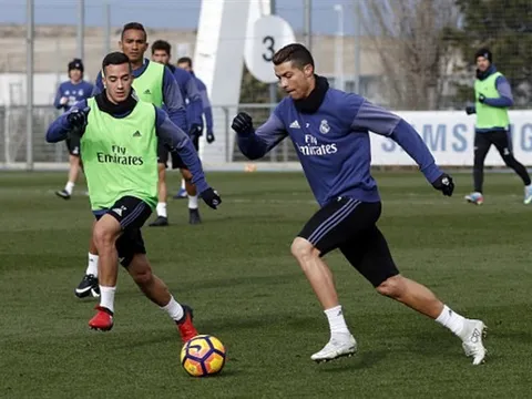 Ronaldo chăm chỉ tập luyện để giải hạn đầu năm 2017
