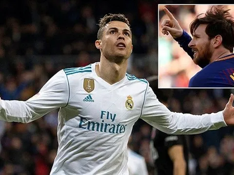 Ronaldo đánh cược sẽ vượt Messi đoạt "Chiếc giày vàng"