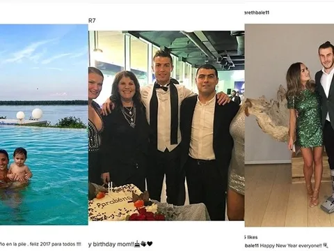 Ronaldo, Messi và Sharapova nô nức chào năm mới 2017