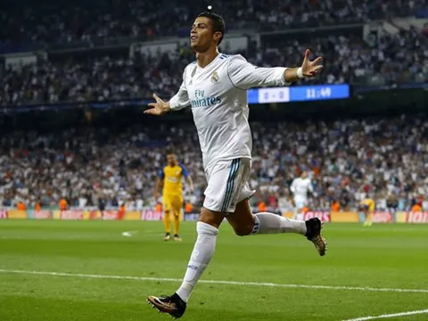 Ronaldo lập mốc bàn thắng mới ở châu Âu