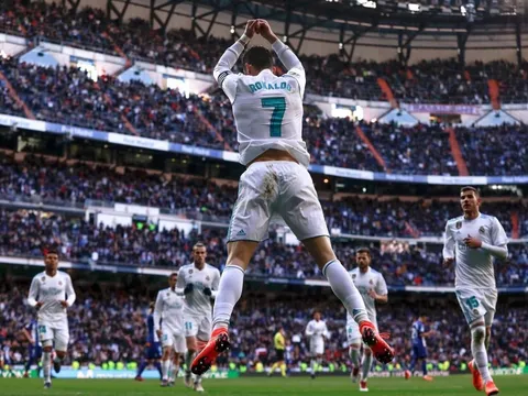 Ronaldo sở hữu thành tích ghi bàn khủng khiếp 2018