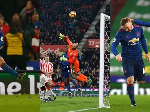 Rooney giải cứu MU bằng siêu phẩm sút phạt phút bù giờ