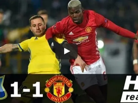 Rostov 1-1 Manchester United (lượt đi vòng 16 đội Europa League)