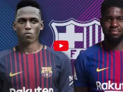 Samuel Umtiti và Yerry Mina - bức tường thép của Barcelona
